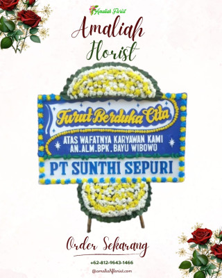 Papan Bunga Duka di Tlogosari Wetan