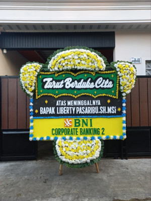 Papan Bunga Duka di Tlogosari Wetan